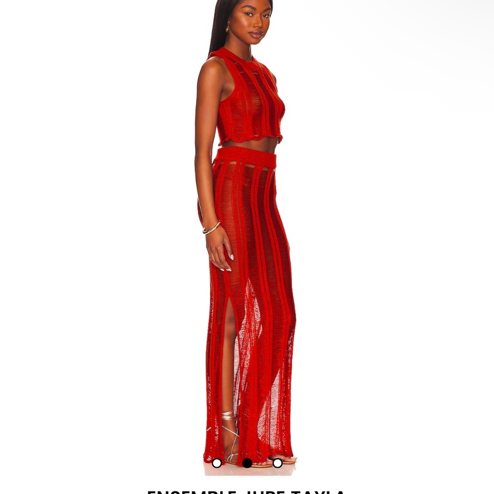 Superdown burnt orange 2 piece set